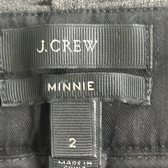 J crew Minnie gray pants size 2 office work wear career - Picture 5 of 7